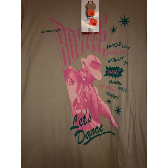 NWT David Bowie graphic tee size XL - Picture 6 of 6